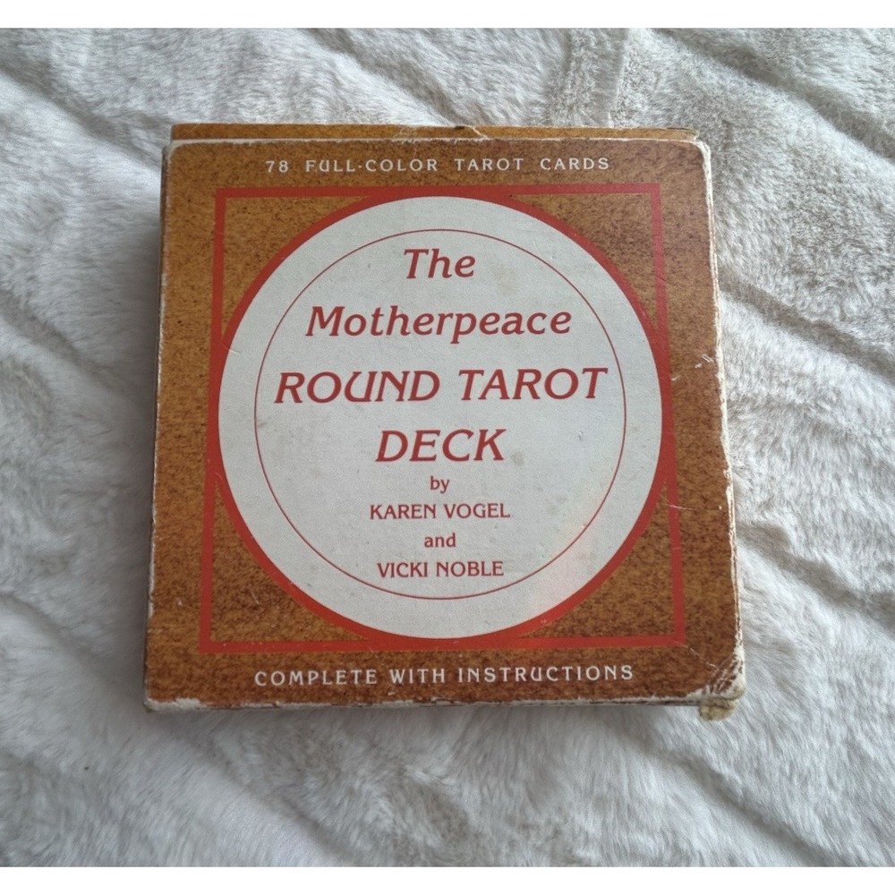 Vintage The Motherpeace Round Tarot Deck Karen Vogel & Vicki Noble Complete 1983 - Picture 2 of 8